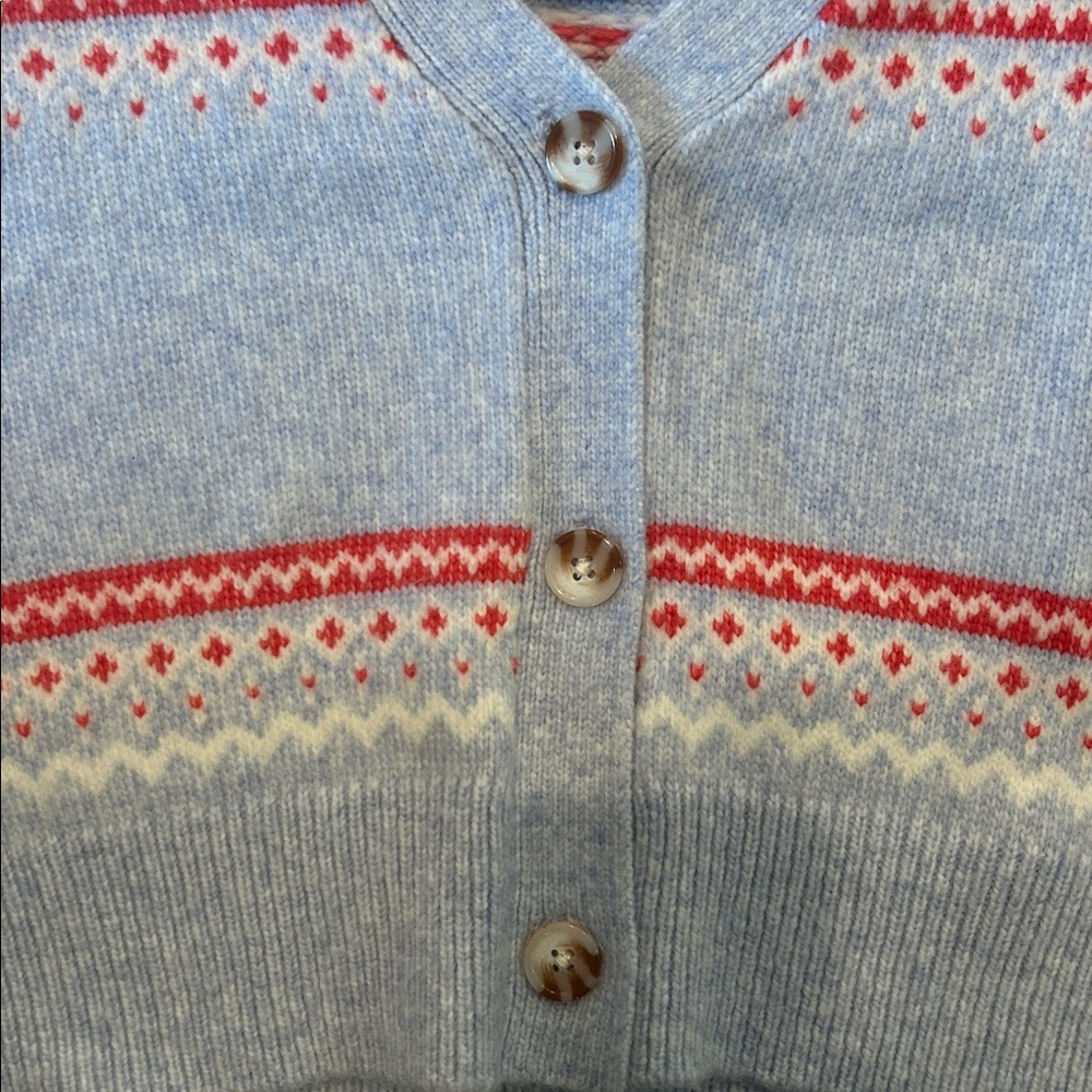 BNWT Jessica Simpson Button Down heart/valentines sweater/cardigan - Picture 3 of 7